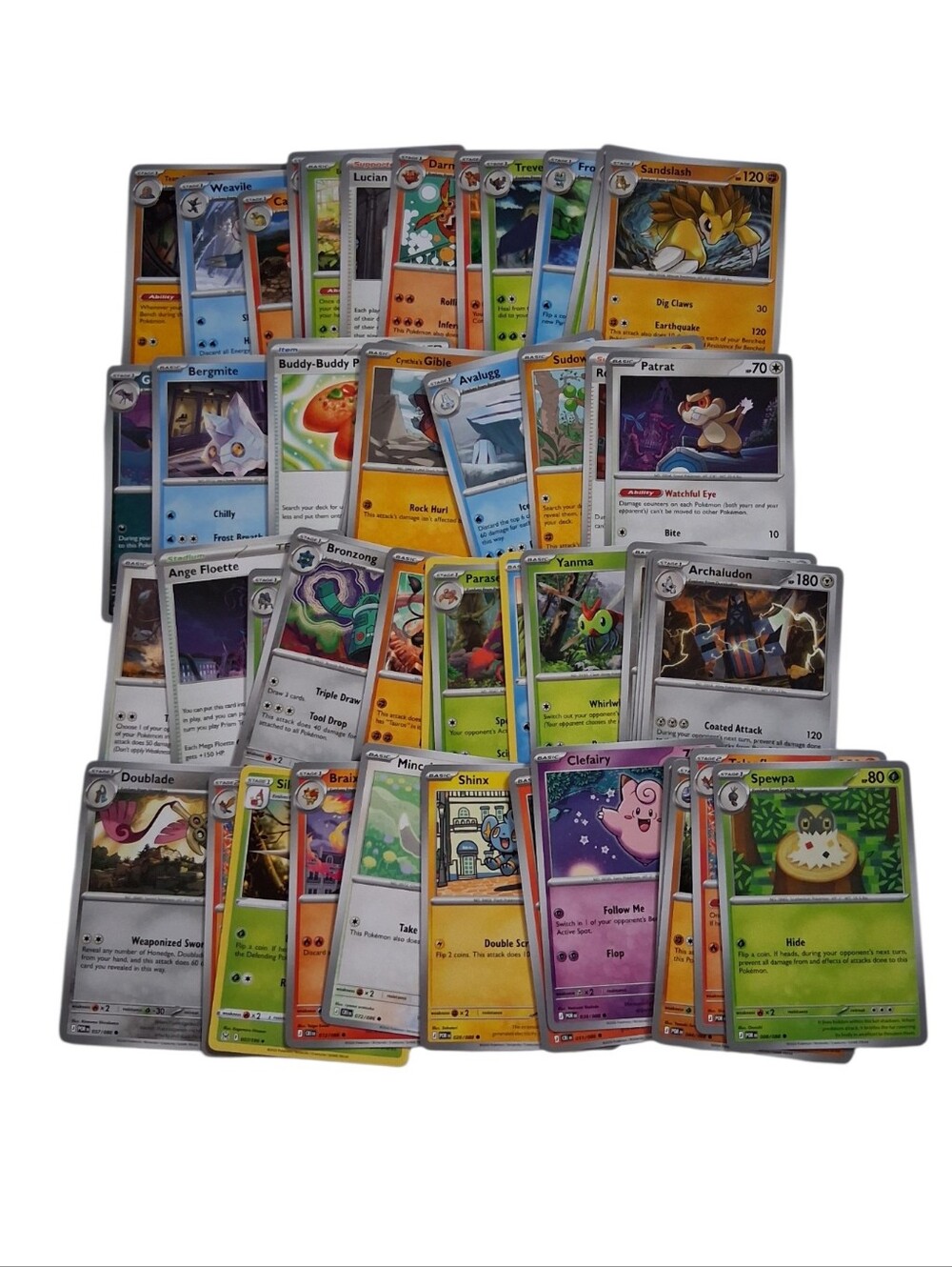 Pokemon Cards Bundle Lot Of 50 Cards Lot C